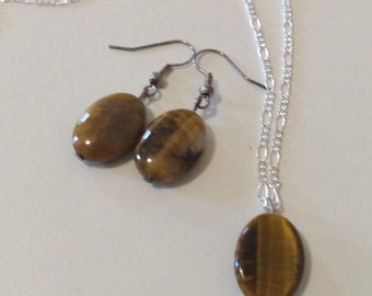 Tigers Eye Jewelry Set