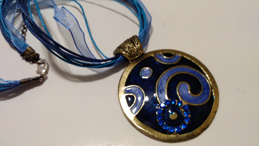 Twisted Metal Necklace Etsy