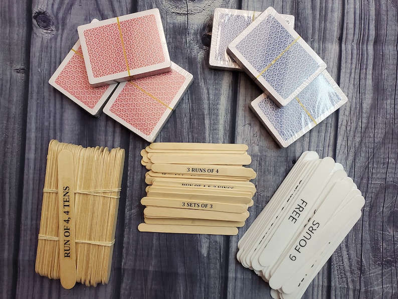 Sticks Rummy Card Game Makes for Hours of Entertainment and Etsy