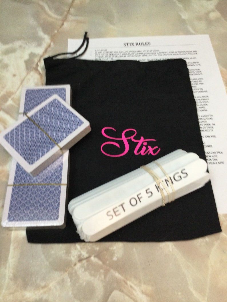 Sticks card game makes for hours of entertainment and family Etsy
