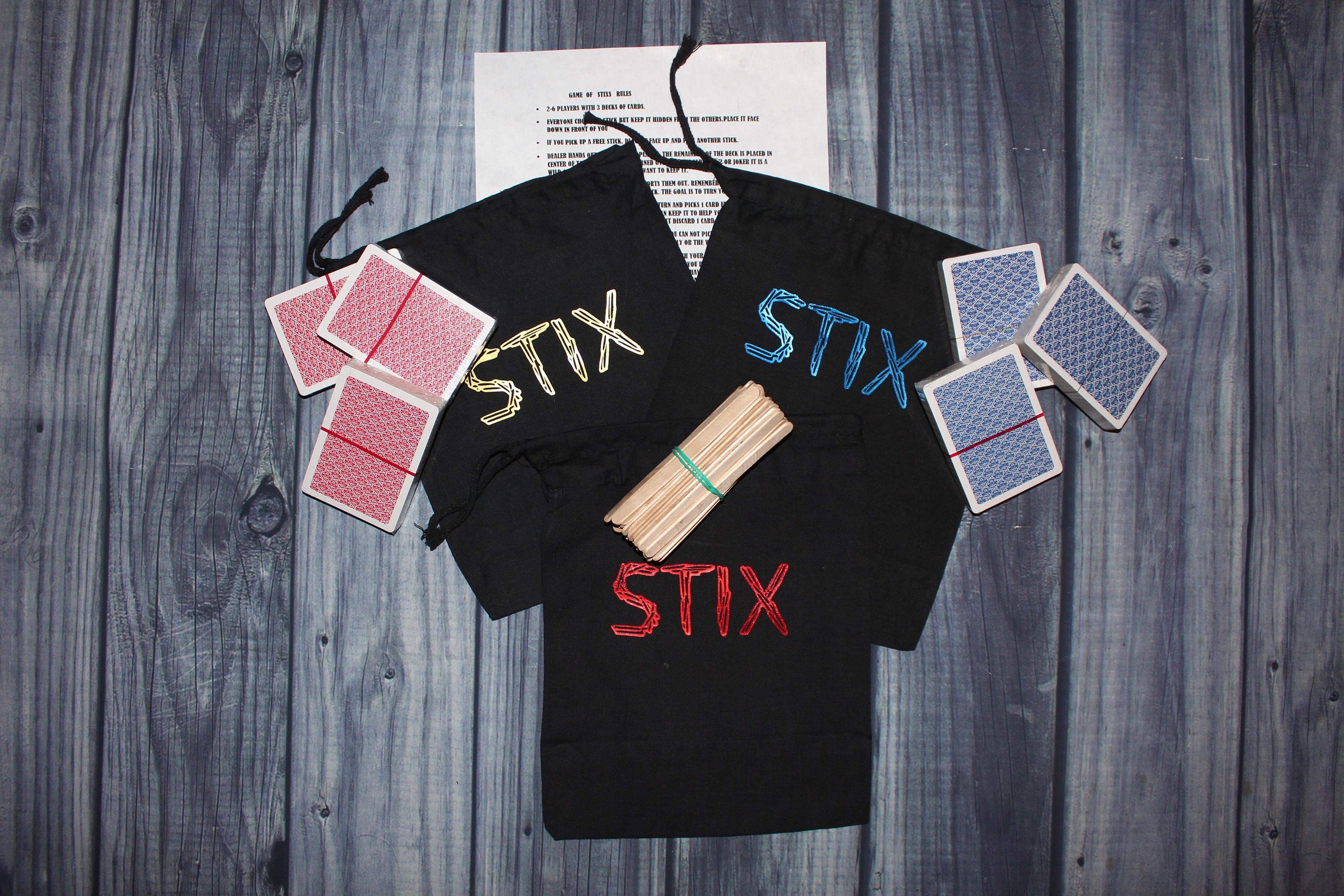 Sticks card game makes for hours of entertainment and family Etsy