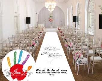 Wedding Aisle Runner Etsy