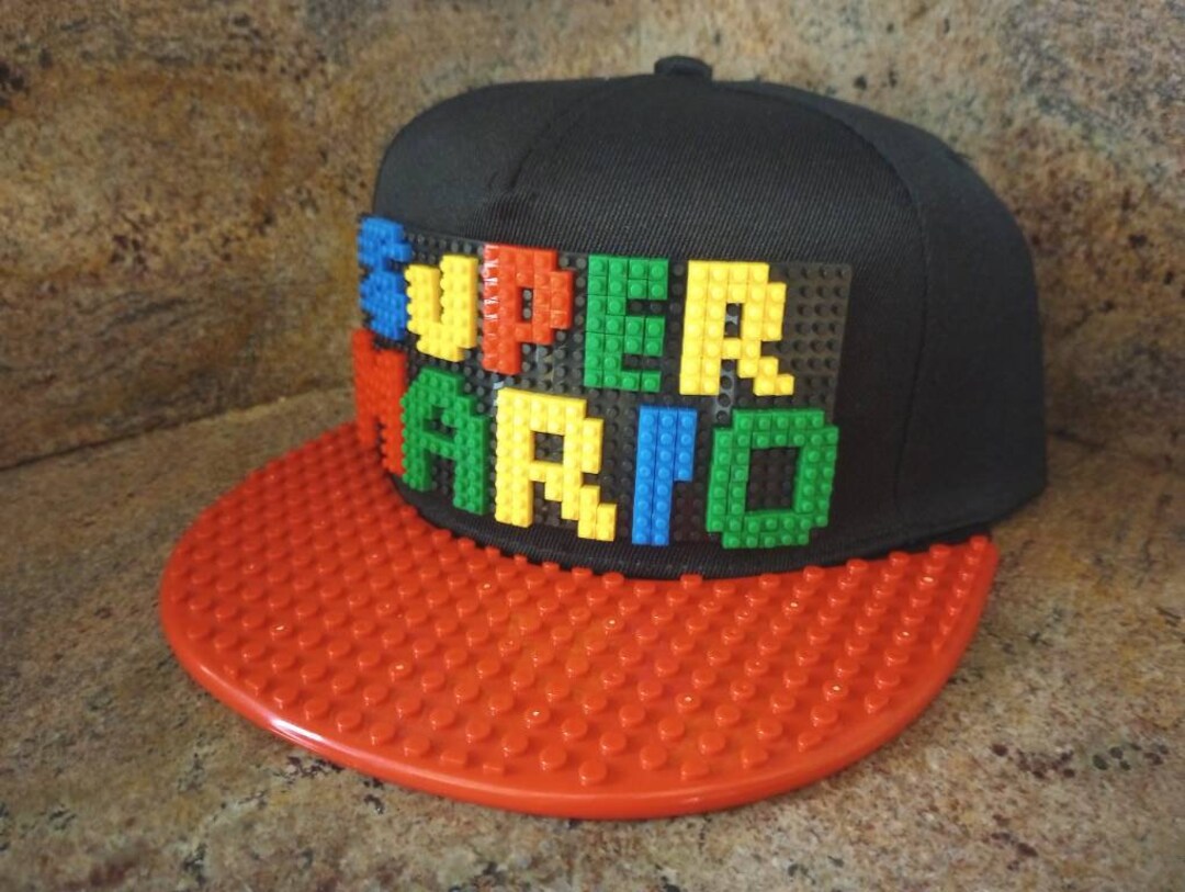 Adult Super Mario Custom Handmade Hat (red) - Etsy