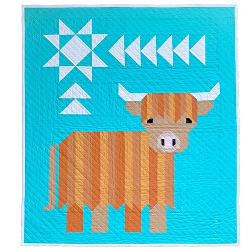 QUILT PATTERN Cattle Call a Highland Coo cow Quilt Etsy Canada