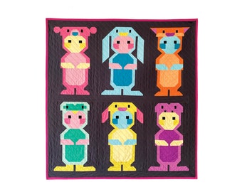 QUILT PATTERN - Onesies Funsies by Art East Quilting Co. - Digital Download - Traditional Piecing