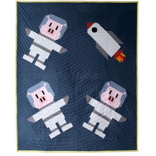 Space Shuttle Quilt Pattern PDF Download Etsy