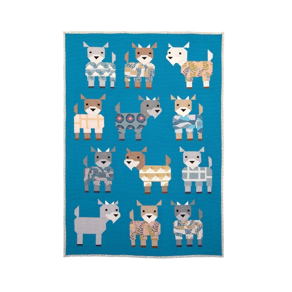 QUILT PATTERN - Kidding Around - Goats in Pajamas by Art East Quilting Co. - Instant Download - Traditional Piecing