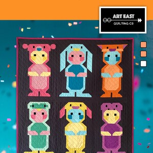 QUILT PATTERN Onesies Funsies by Art East Quilting Co. Digital Download Traditional Piecing image 2