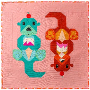 QUILT PATTERN Cool Treats an Otter Quilt Pattern by Art East Quilting