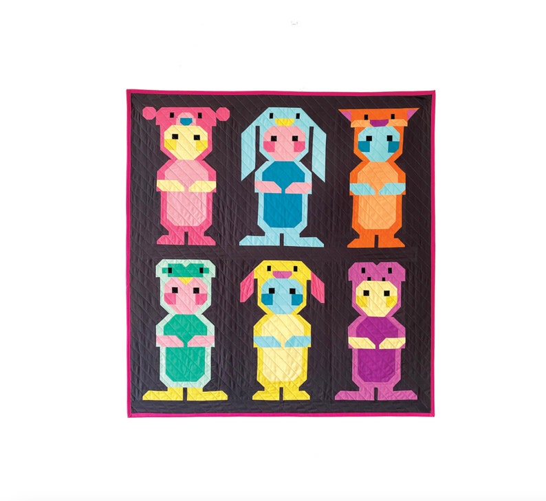 QUILT PATTERN Onesies Funsies by Art East Quilting Co. Digital Download Traditional Piecing image 1