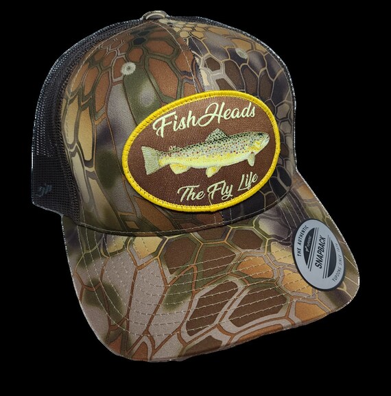 Fishheads Brown Trout Fly Life Flexfit 