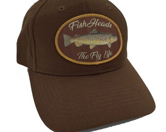 Fishing Hats Fishheads Brown Trout 