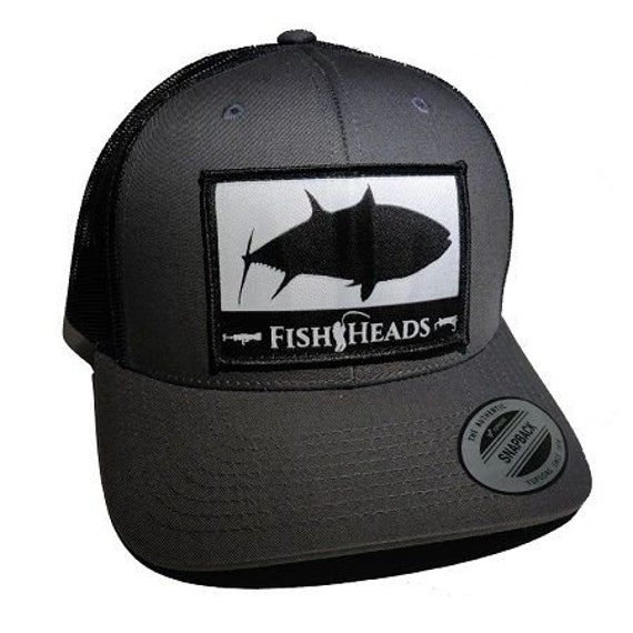 FishHeads Bluefin Tuna Fishing Flexfit Snapback Trucker Hat