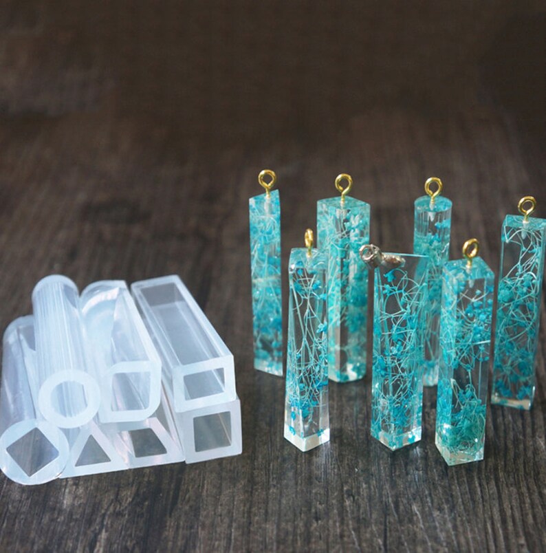 7 Pieces Resin Molds for Jewelry Necklace Pendant epoxy resin Etsy