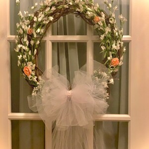 Couronne de porte de mariage
