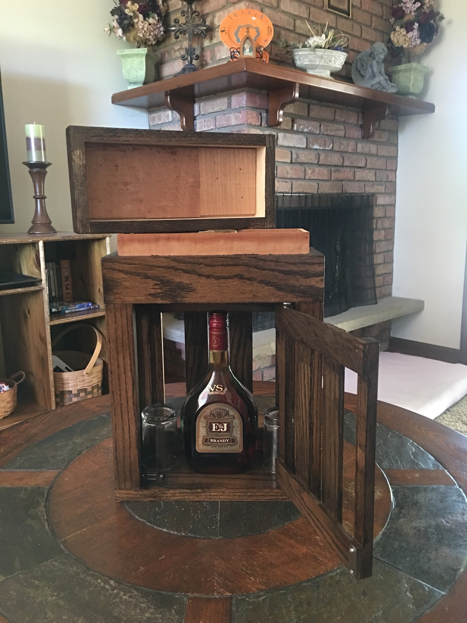 Humidor With Liquor Etsy