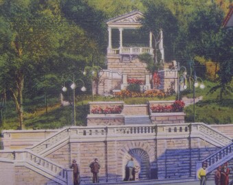 Hot Springs National Park Vintage Postcard: Government Reservation Entrance