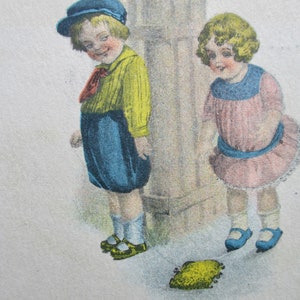 All things come to him who waits... comic Post Card 1913