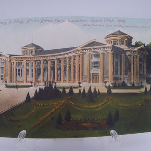 Forestry Building, Alaska-Yukon-Pacific Exposition Seattle, Wash., 1909. Official Post Card, Copyright 1908