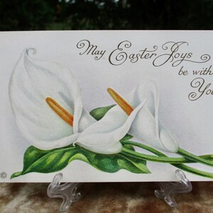May Easter Joys be with You, antique Stecher Post Card 1910s