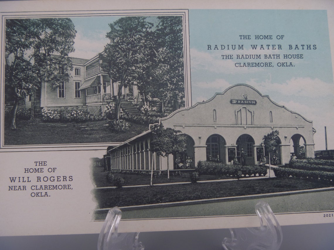 The Home of the Radium Water Baths the Radium Bath House Etsy