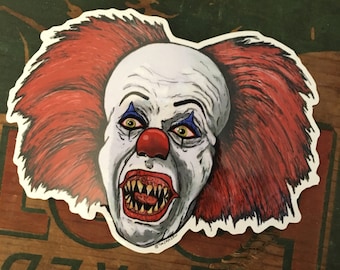 Pegatina/imán de Pennywise de Tim Curry