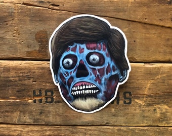 They Live Alien Sticker/Magnet