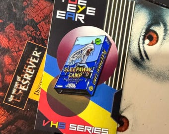 Pin esmaltado de VHS de Sleepaway Camp