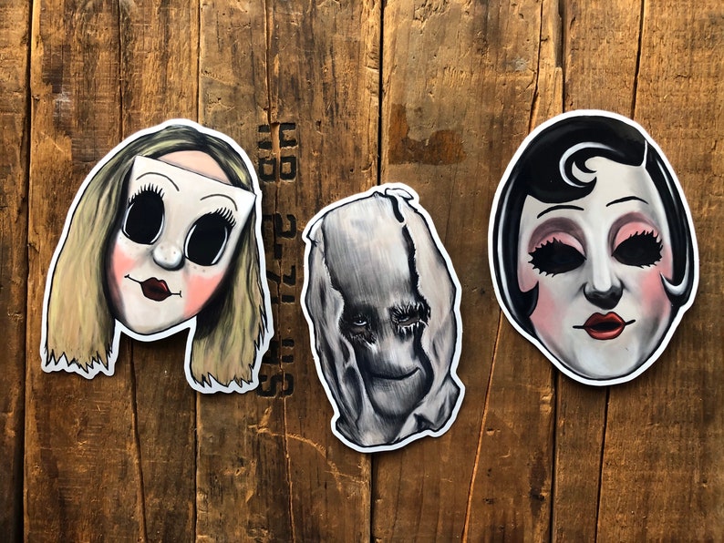 The Strangers Sticker/Magnet Set image 1