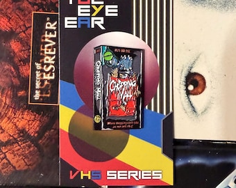Pin esmaltado de VHS de Chopping Mall
