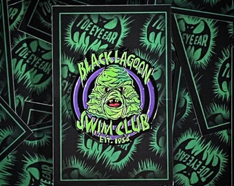 Pin de esmalte del club de natación Black Lagoon