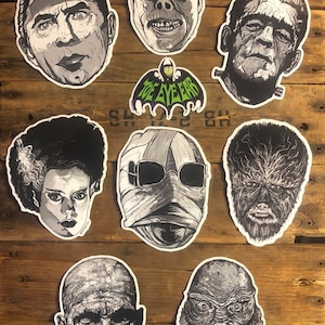 Univeral Monster Sticker/Magnet Set