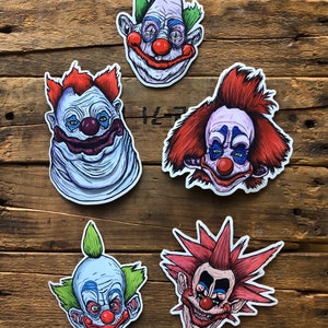 Killer Klowns from Outer Space Sticker/Magnet Set