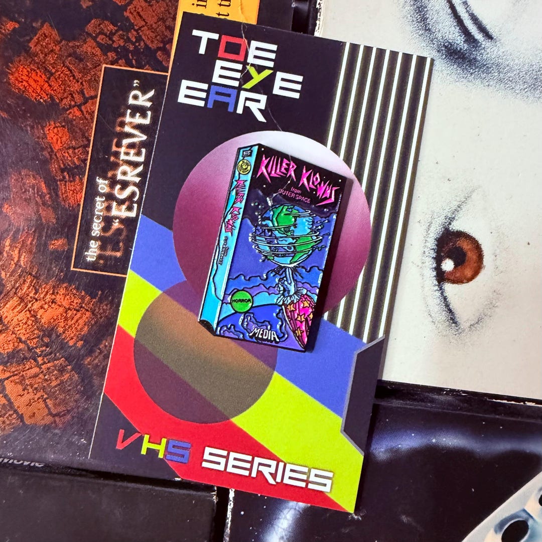 Killer Klowns From Outer Space VHS Enamel Pin - Etsy