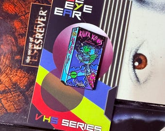 Pin esmaltado de VHS de Killer Klowns From Outer Space