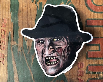 Pesadilla en Elm Street Freddy Krueger Sticker/Magnet