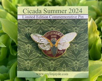 Periodical Cicada Enamel Pin