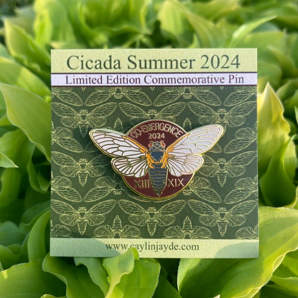 Periodical Cicada Enamel Pin