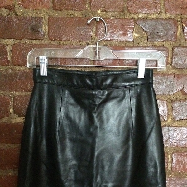 Leather Pencil Skirt - Etsy