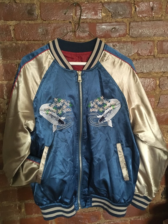 Japanese satin souvenir jacket