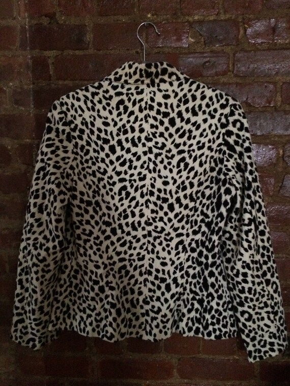 Hugo Buscati animal print blazer sz.6/8 - image 2