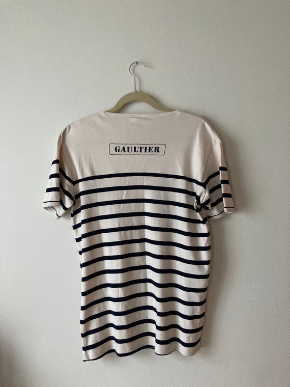 Jean Paul Gaultier "Le Male" striped t-shirt sz. M