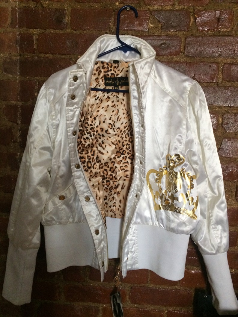 Price reduced White satin Baby Phat jacket | Etsy