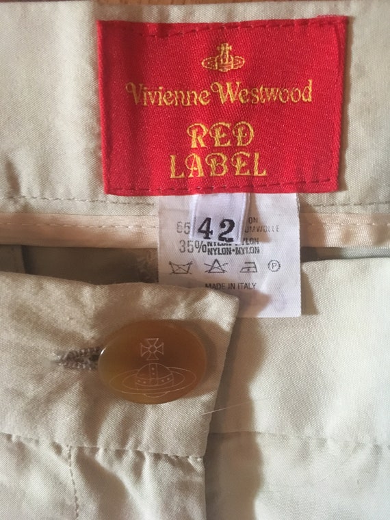 Vivienne Westwood Red Label light beige wide-leg … - image 7