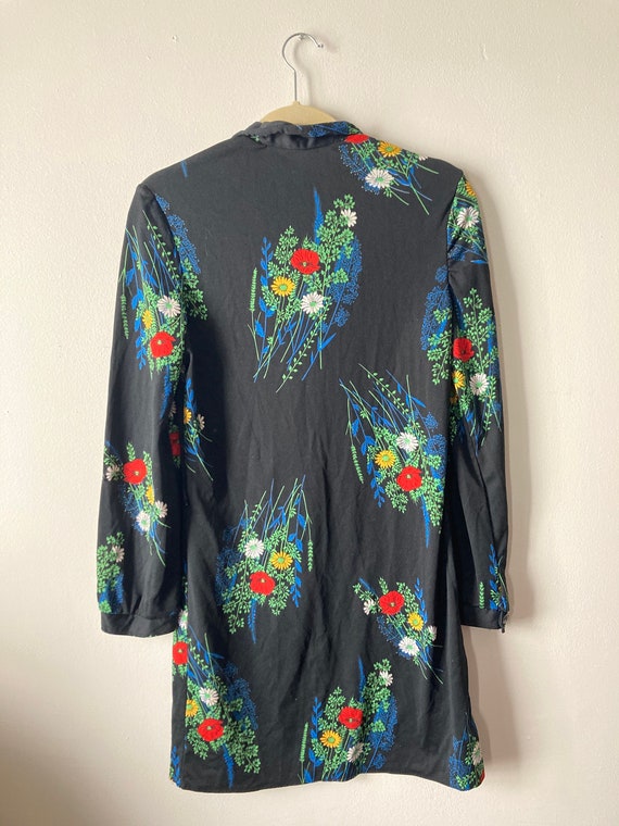 Floral 70s shirt dress sz. S - image 2