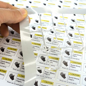100 Benutzerdefinierte Aufkleber lose | Gestanzte Produktetiketten |  Logosticker | Abziehbild