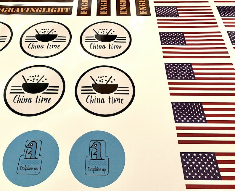 100 Custom Stickers Bulk Die Cut Product Labels Logo Etsy