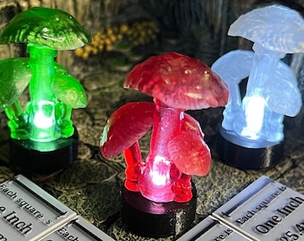 LED Mushroom Terrain for Dungeons and Dragons