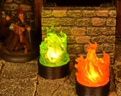Miniature Flickering LED Fire Marker (Style B) for Dungeons and Dragons