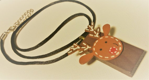 Reindeer Pendant, Reindeer Nec...